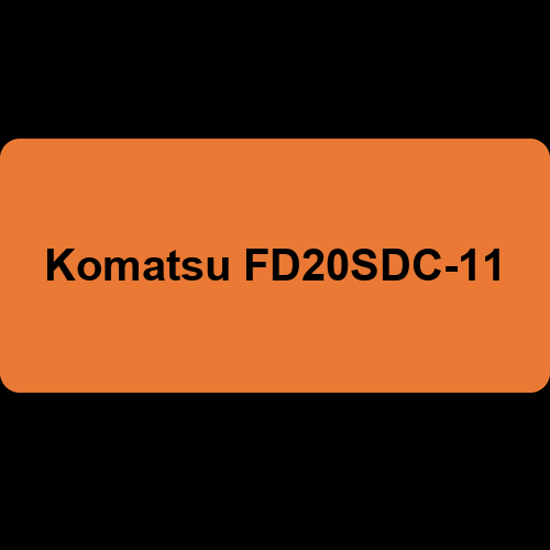 Komatsu FD20SDC-11